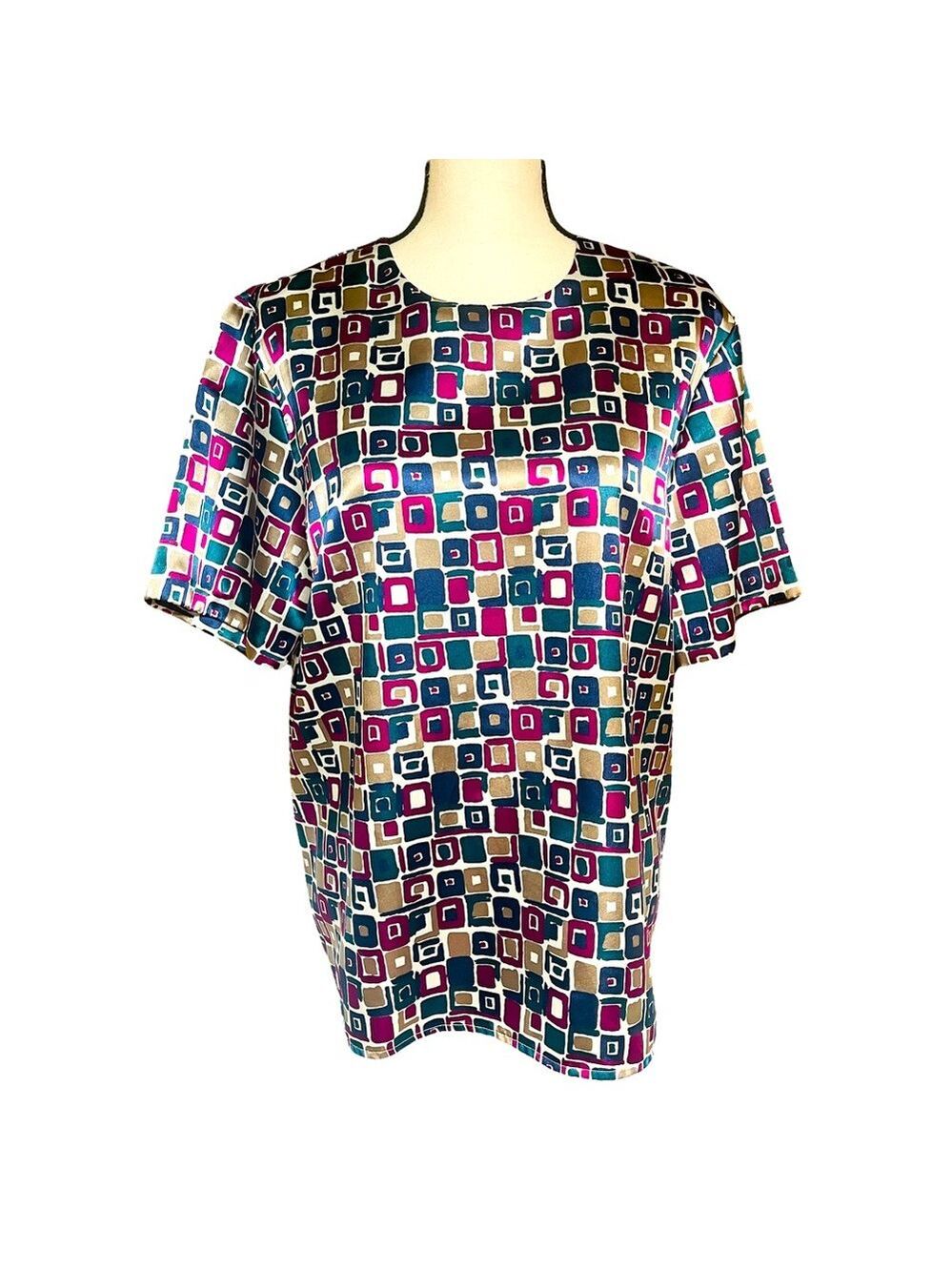 Southern Lady Abstract Top